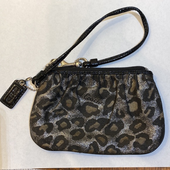 Coach Handbags - Coach Ocelot Print Wristlet
